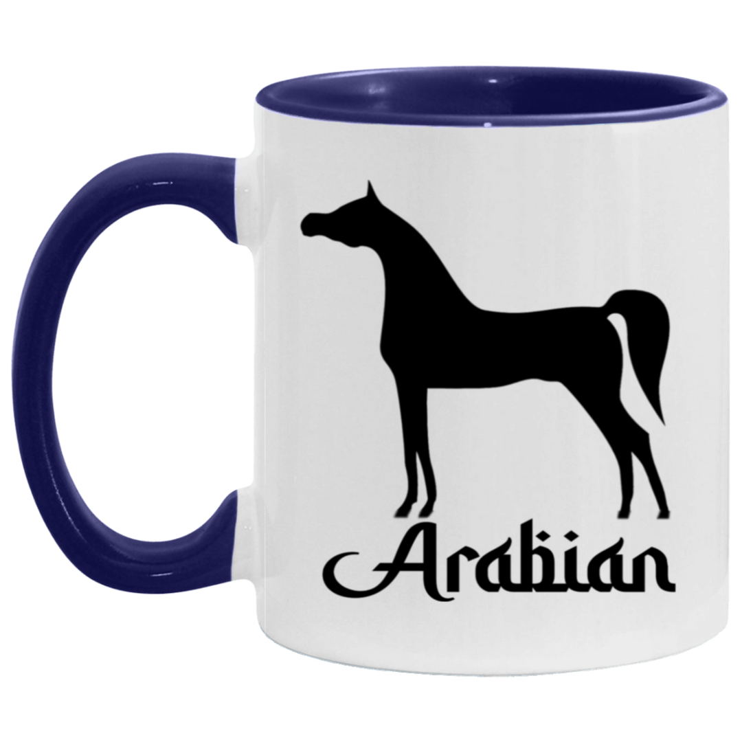 ARABIAN ART TUMBLER 4HORSE AM11OZ 11 oz. Accent Mug