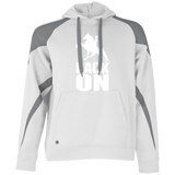 RACK ON RACKING (WHITE ART) 229546 Athletic Colorblock Fleece Hoodie