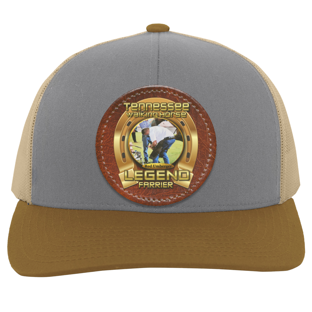 RED UMBERGER (TWH LEGENDS) HAT 104C Trucker Snap Back - Patch