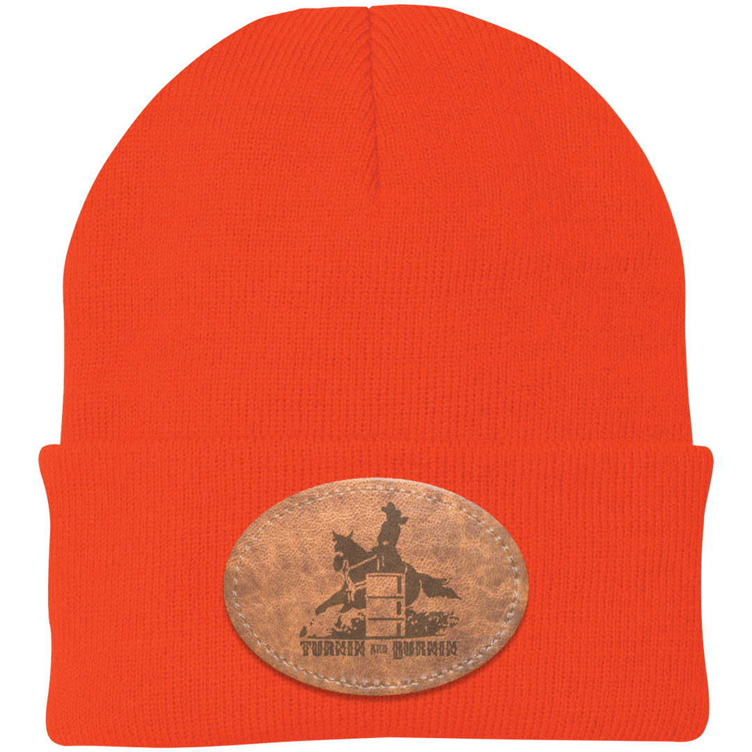 TURNIN AND BURNIN ON LEATHER CP90 Knit Cap - Patch