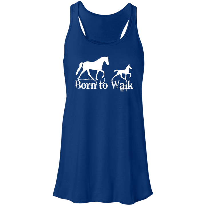 BORN TO WALK B8800 Flowy Racerback Tank