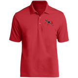 Rebel on the Rail Tennessee Walking Horse Pleasure K110 Dry Zone UV Micro-Mesh Polo