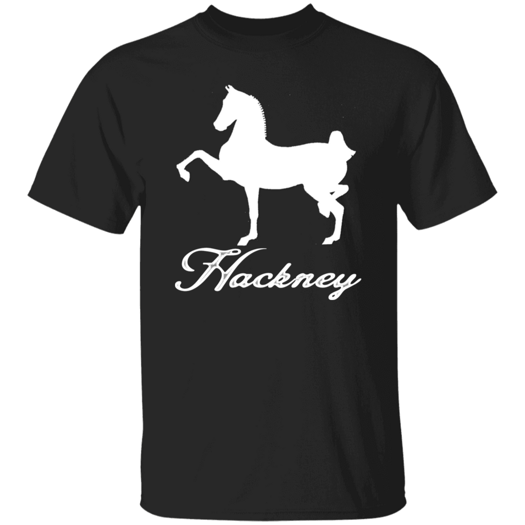 HACKNEY DESIGN 1 (white) 4HORSE G500 5.3 oz. T-Shirt