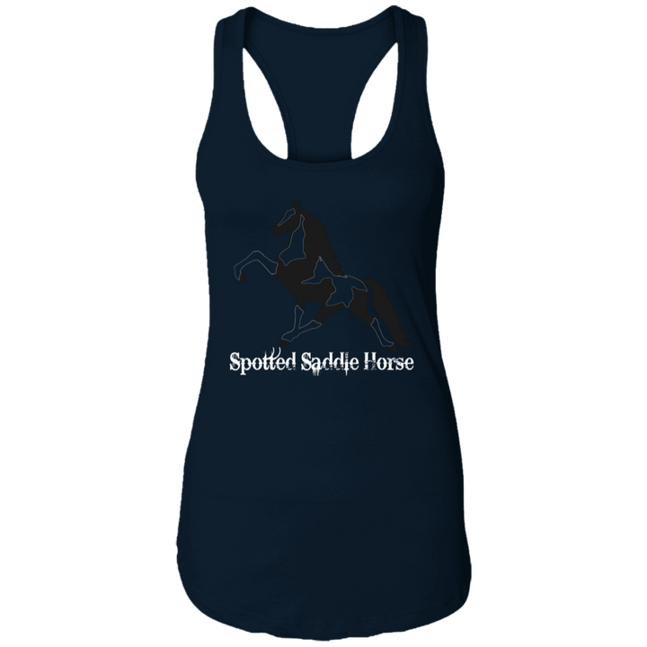Spotted Saddle Horse NL1533 Ladies Ideal Racerback Tank