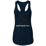 Spotted Saddle Horse NL1533 Ladies Ideal Racerback Tank