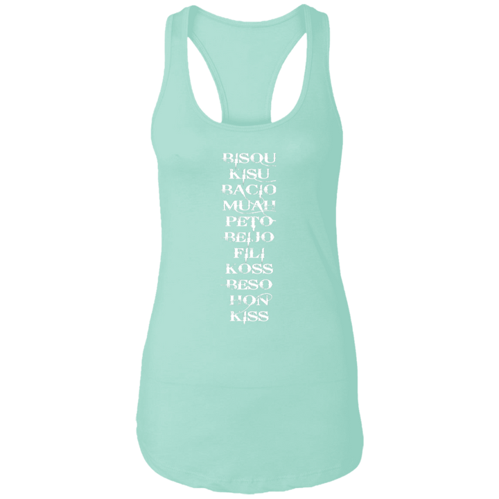 OLD983INWHITE NL1533 Ladies Ideal Racerback Tank