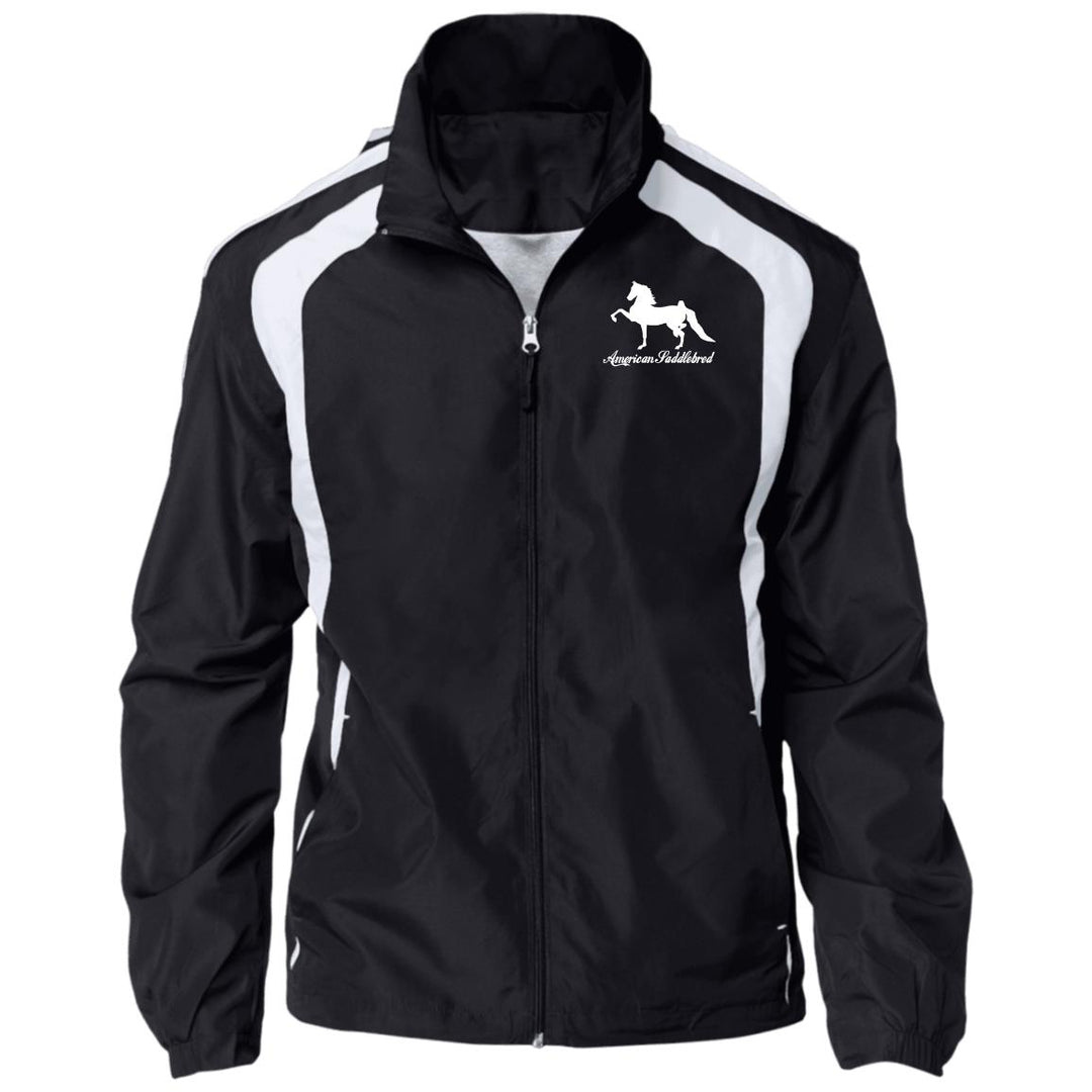 American Saddlebred 2 (white) JST60 Jersey-Lined Raglan Jacket