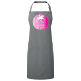 SHE LIVED HAPPILY TWH PLEASURE SHADES OF PINK RP150 Sustainable Unisex Bib Apron