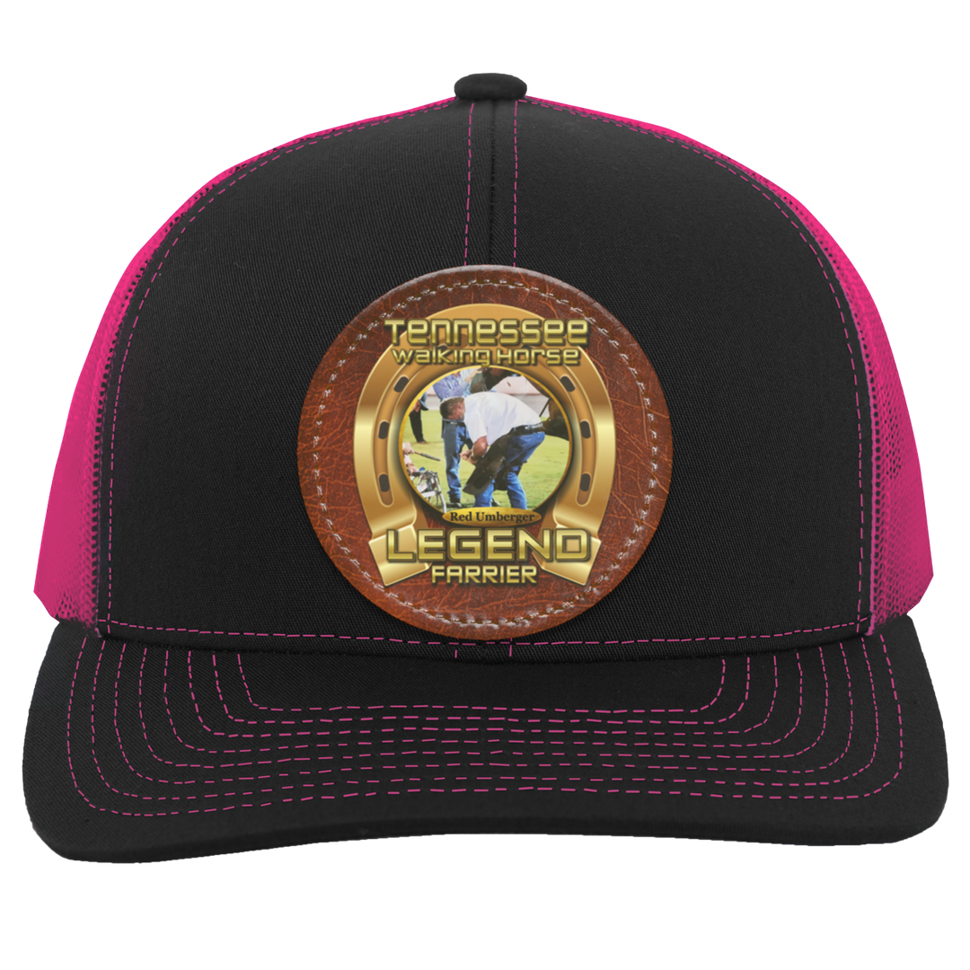 RED UMBERGER (TWH LEGENDS) HAT 104C Trucker Snap Back - Patch