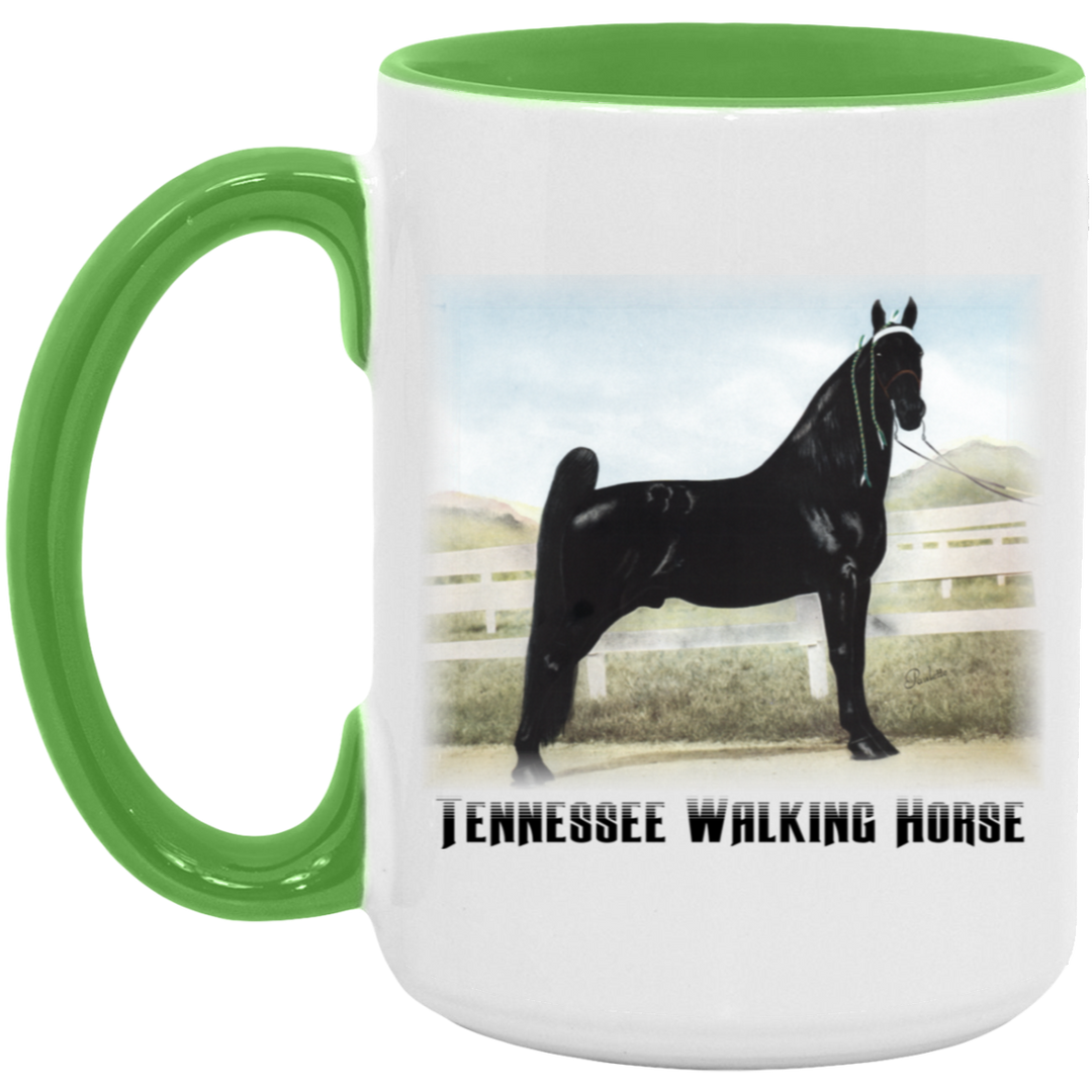 TENNESSEE WALKING HORSE (STANDING) 4HORSE AM15OZ 15oz. Accent Mug