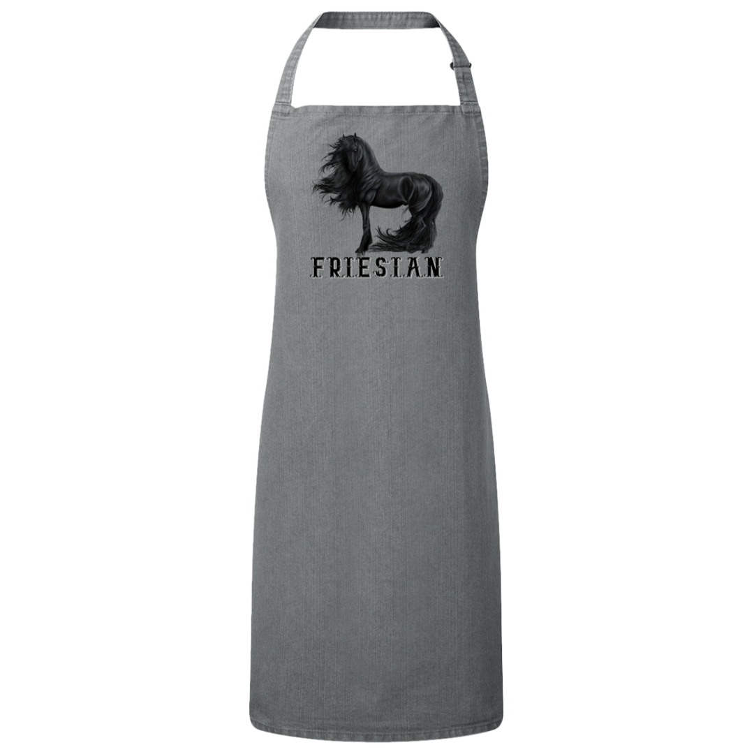 FRIESIAN STYLE 1 4HORSE RP150 Sustainable Unisex Bib Apron