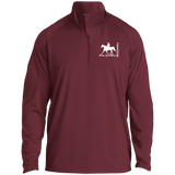 MISSOURI FOX TROTTER (white) 4HORSE ST850 1/2 Zip Raglan Performance Pullover