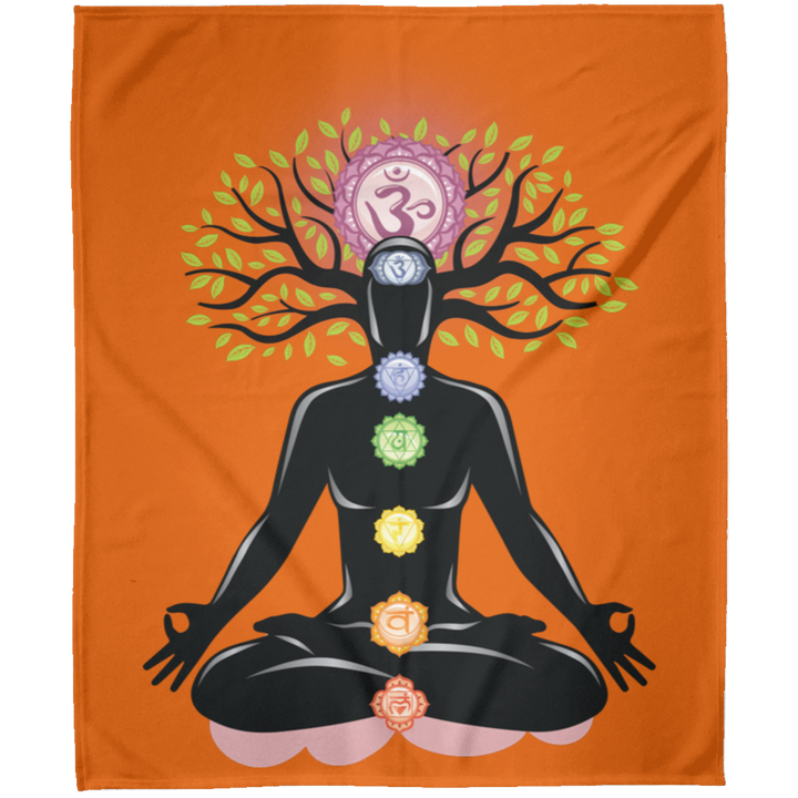 CHAKRAS PLUSH BLANKET (12 STYLES AND SIZES)