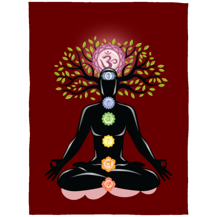 CHAKRAS PLUSH BLANKET (12 STYLES AND SIZES)