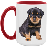 ROTTY PUPPY 1 AM15OZ 15oz. Accent Mug