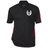 MANES RANCH (white) ST695 Performance Textured Three-Button Polo