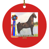WGC EBONY'S TRUE GRIT SUBORNC Circle Ornament