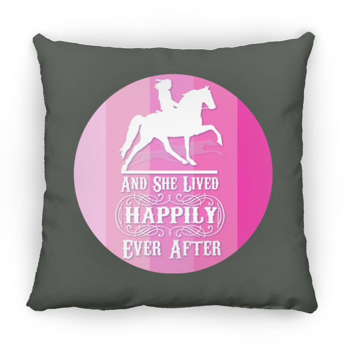 SHE LIVED HAPPILY TWH PLEASURE SHADES OF PINK ZP18 Large Square Pillow