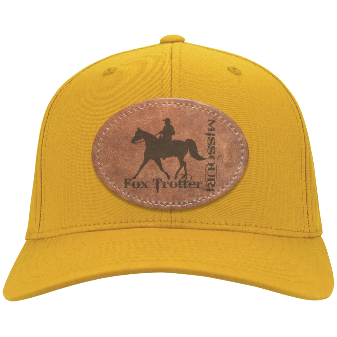 MISSOURI FOX TROTTER ON LEATHER CP80 Twill Cap - Patch