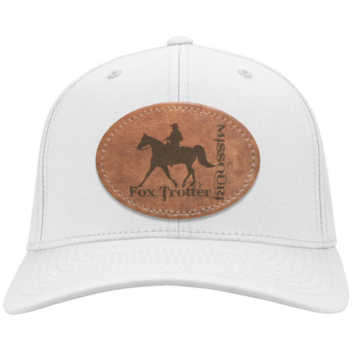 MISSOURI FOX TROTTER ON LEATHER CP80 Twill Cap - Patch
