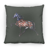 Tennessee Walking Horse Performance All American ZP14 Small Square Pillow