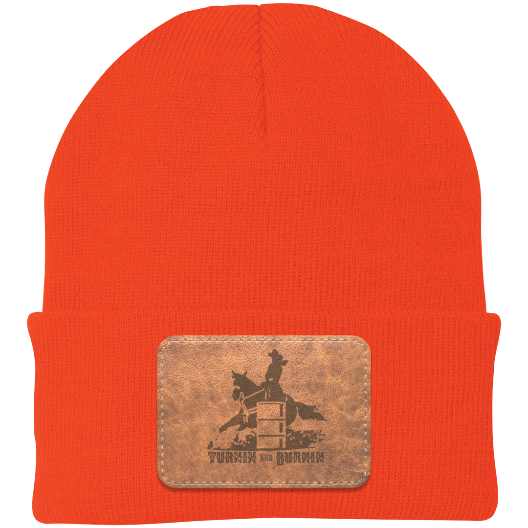 TURNIN AND BURNIN ON LEATHER CP90 Knit Cap - Patch