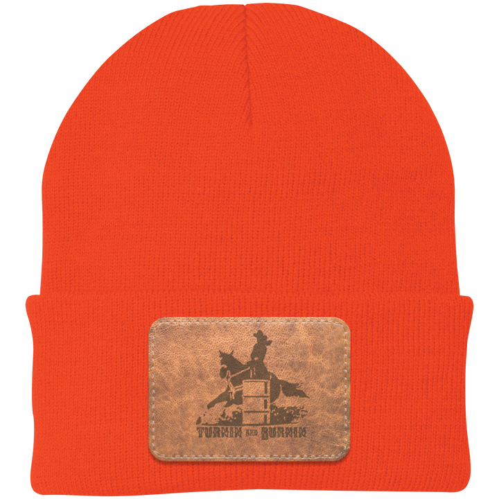 TURNIN AND BURNIN ON LEATHER CP90 Knit Cap - Patch