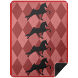 TWH PERFORMANCE ARGLE BLANKET BSHL Premium Black Sherpa Blanket 60x80