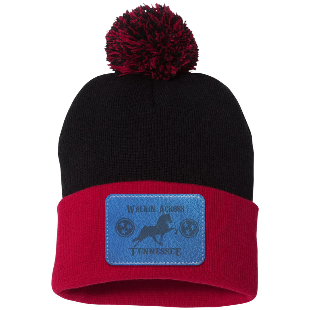 WALKIN ACROSS TENNESSEE TWH SP15 Pom Pom Knit Cap - Patch