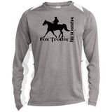 MISSOURI FOX TROTTER TUMBLER ART ST361LS Long Sleeve Heather Colorblock Performance Tee