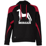 Morgan 229546 Athletic Colorblock Fleece Hoodie