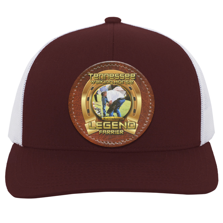RED UMBERGER (TWH LEGENDS) HAT 104C Trucker Snap Back - Patch