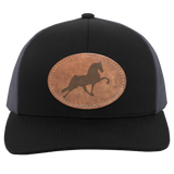 TENNESSEE WALKING HORSE PERFORMANCE LEATHER 104C Trucker Snap Back - Patch