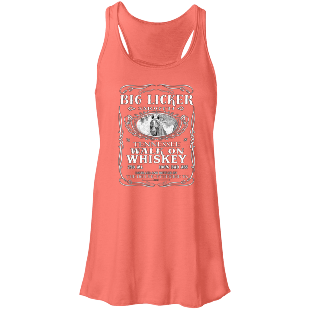 BIG LICKER SMOOTH B8800 Flowy Racerback Tank
