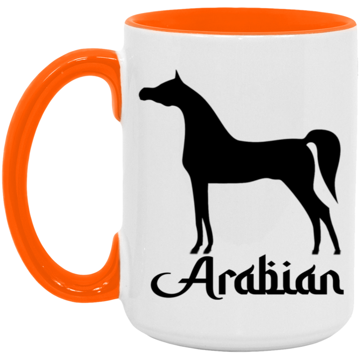 ARABIAN ART TUMBLER 4HORSE AM15OZ 15oz. Accent Mug