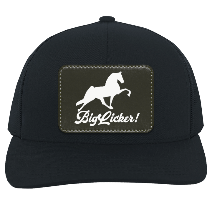 BIG LICKER PATCH HATTRUCKER HAT ( THREE SHAPES-12 COLORS AND STYLES)