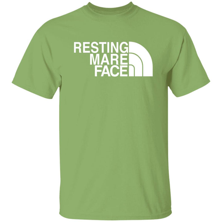 RESTING MARE FACE (white) G500 5.3 oz. T-Shirt