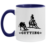 CUTTING STYLE 1 4HORSE AM11OZ 11 oz. Accent Mug