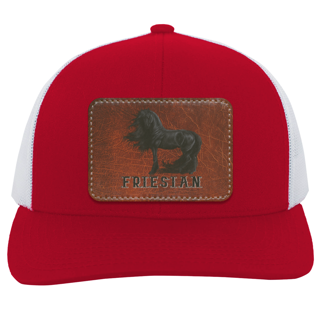 FRIESIAN ON LEATHER 104C Trucker Snap Back - Patch