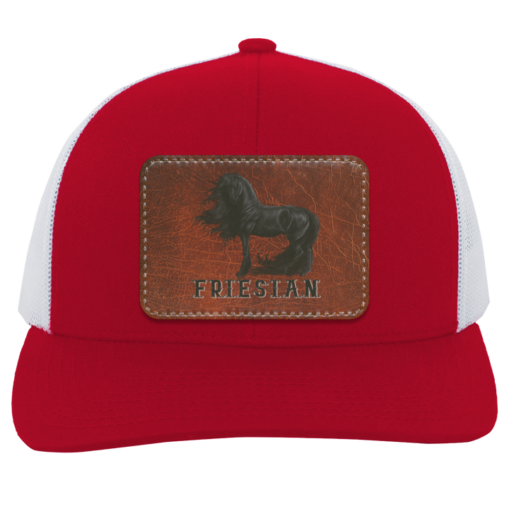 FRIESIAN ON LEATHER 104C Trucker Snap Back - Patch