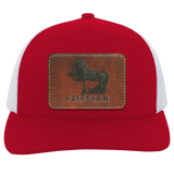 FRIESIAN ON LEATHER 104C Trucker Snap Back - Patch