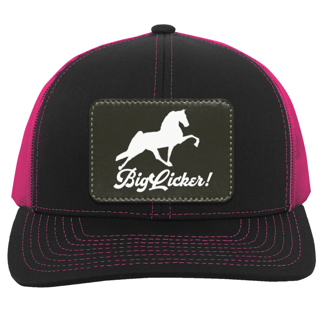 BIG LICKER PATCH HATTRUCKER HAT ( THREE SHAPES-12 COLORS AND STYLES)
