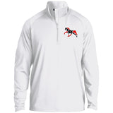 Rebel on the Rail Tennessee Walking Horse Pleasure ST850 1/2 Zip Raglan Performance Pullover