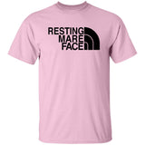 RESTING MARE FACE(black) G500 5.3 oz. T-Shirt