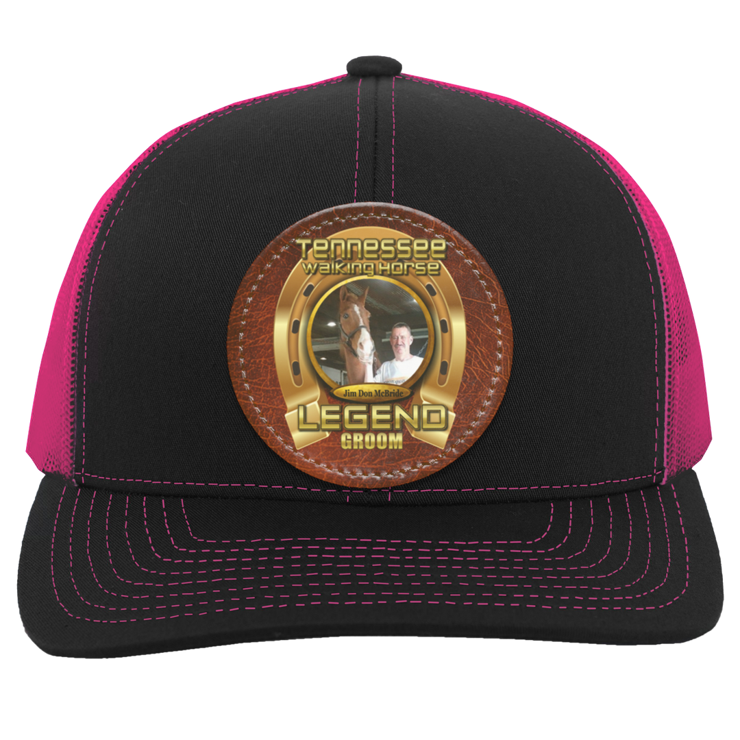 JIM DON MCBRIDE (TWH LEGENDS) HAT 104C Trucker Snap Back - Patch