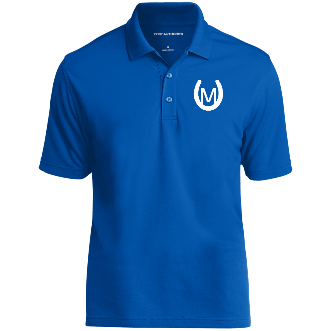 MANES RANCH (white) K110 Dry Zone UV Micro-Mesh Polo