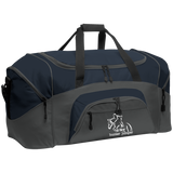 HUNTER JUMPER STYLE 1 (WHITE) 4HORSE BG99 Colorblock Sport Duffel