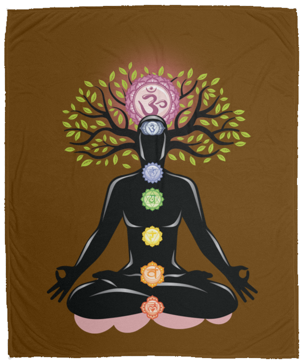 CHAKRAS PLUSH BLANKET (12 STYLES AND SIZES)