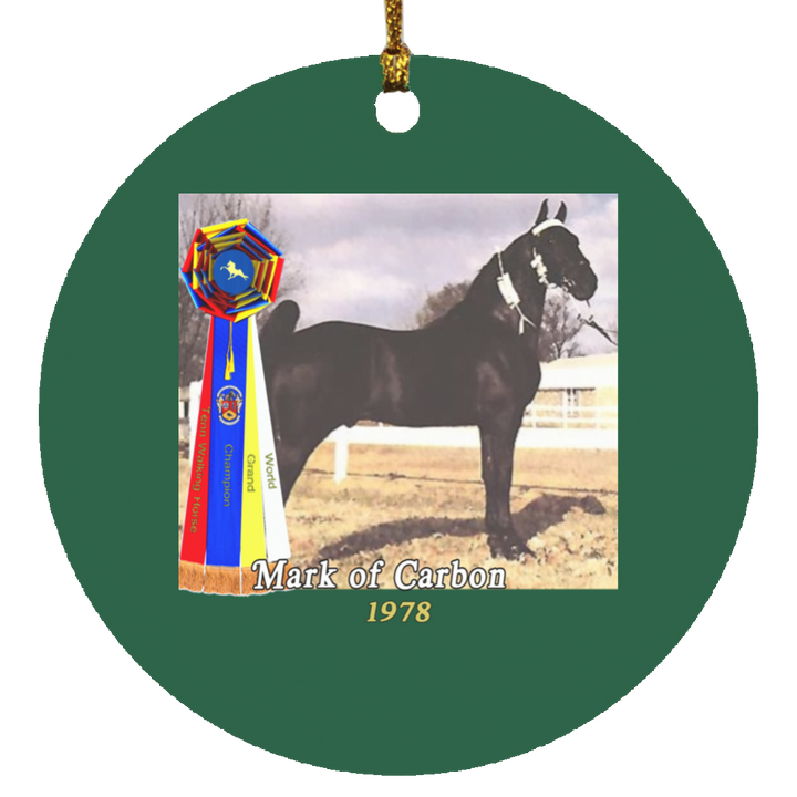 WGC MARK OF CARBON SUBORNC Circle Ornament