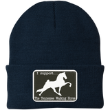 I SUPPORT THE TWH -RECTANGLE CP90 Knit Cap - Patch